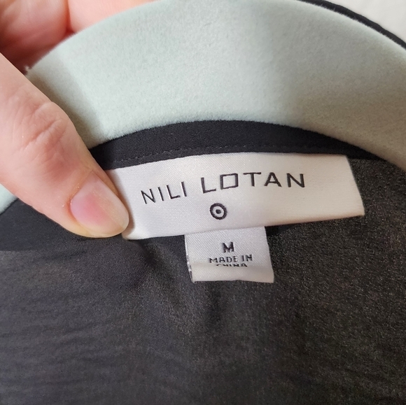 Nili Lotan x Target Black Ruffle Blouse M - Picture 6 of 6